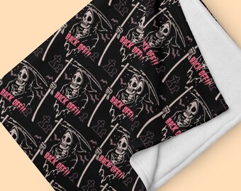 Grim Reaper Death Throw Blanket