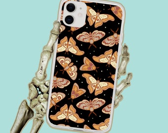 Gothic Death Moths iPhone Case