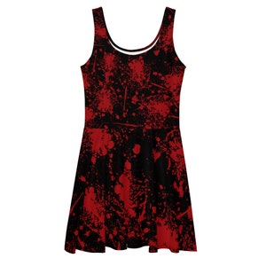 Bloody True Crime Skater Dress
