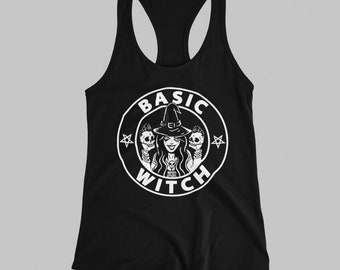 Base Sorcière Halloween Goth Racerback Tank