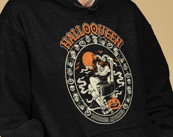 Sudadera con capucha de calabaza HalloQueen Halloween