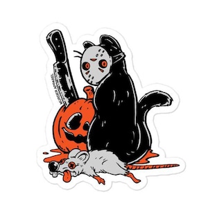 Halloween Cat Sticker