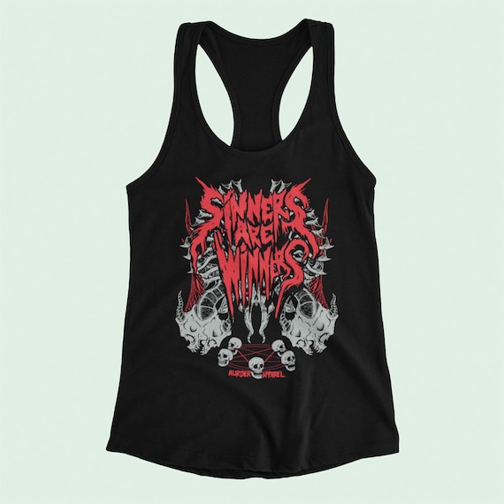 Goth Punk Sinners Are Winners Shirt Goth Punk Sinners Are Winners Shirt
