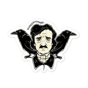 Edgar Allan Poe Ravens Sticker