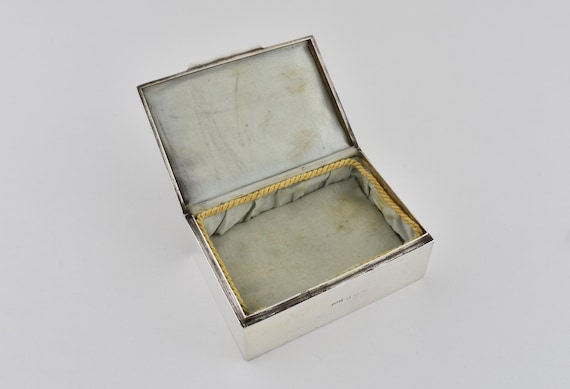 Antique Edwardian Solid Silver Ceramic Jewellery … - image 8