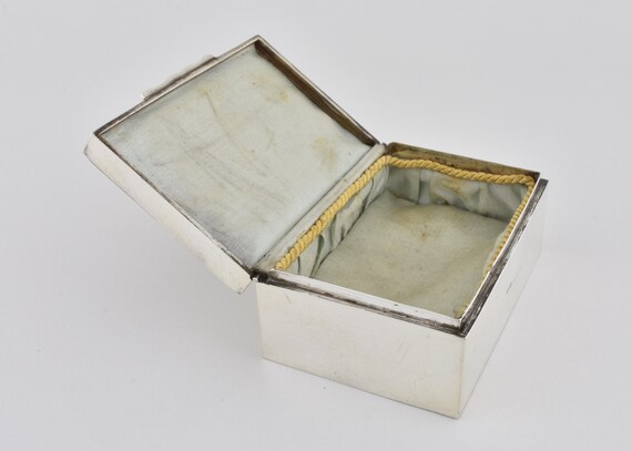 Antique Edwardian Solid Silver Ceramic Jewellery … - image 7