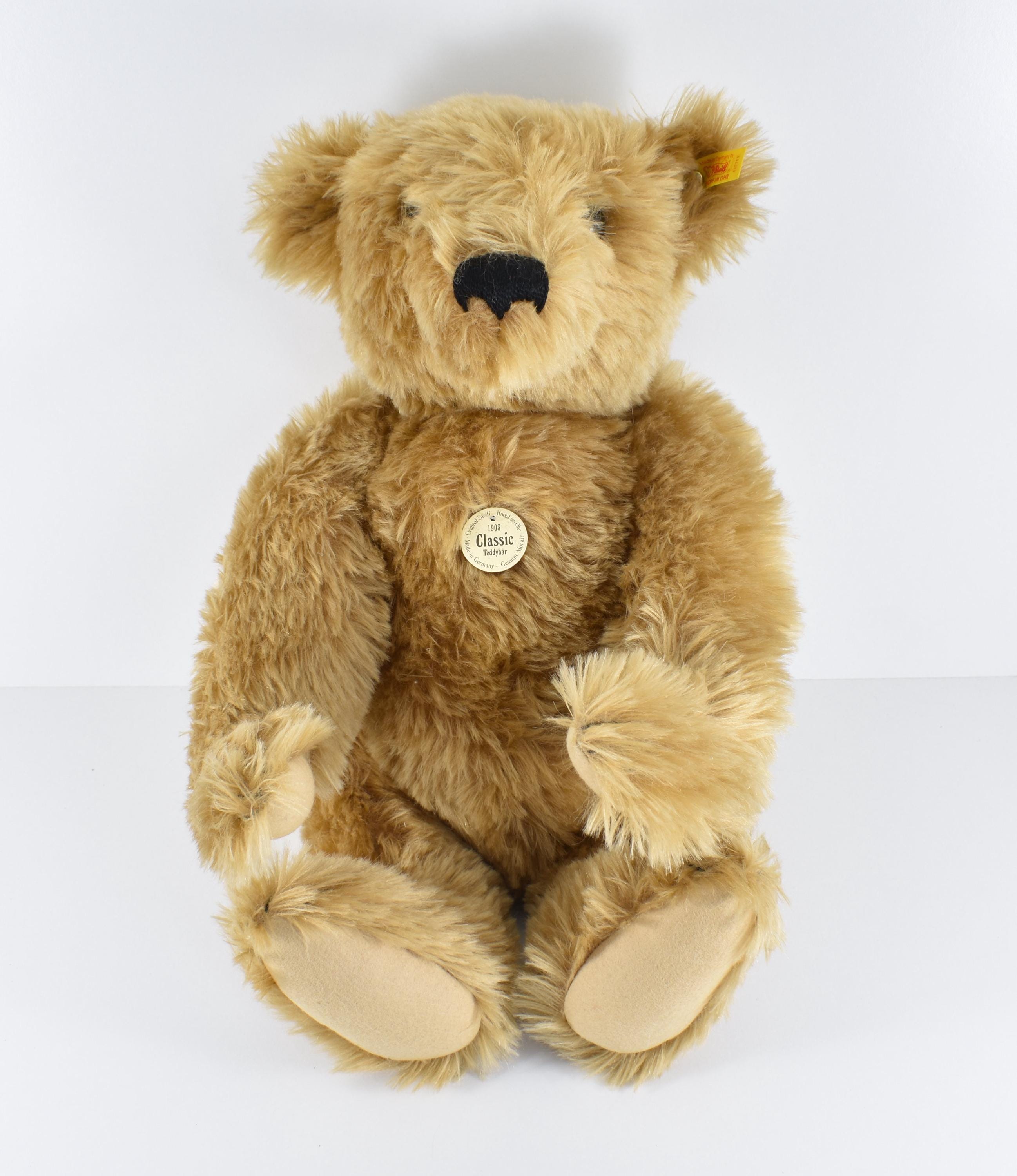 Vintage Steiff Bear Classic Replica 1903 Mr Cinnamon, 000201, 51cm