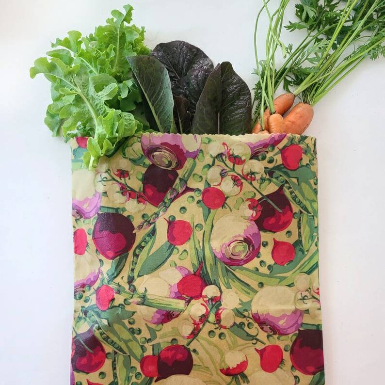 Beeswax Food Bag Assorted Prints image 2