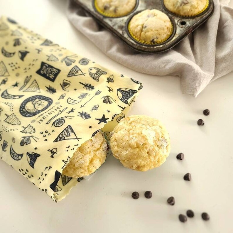 Beeswax Food Bag Assorted Prints image 6