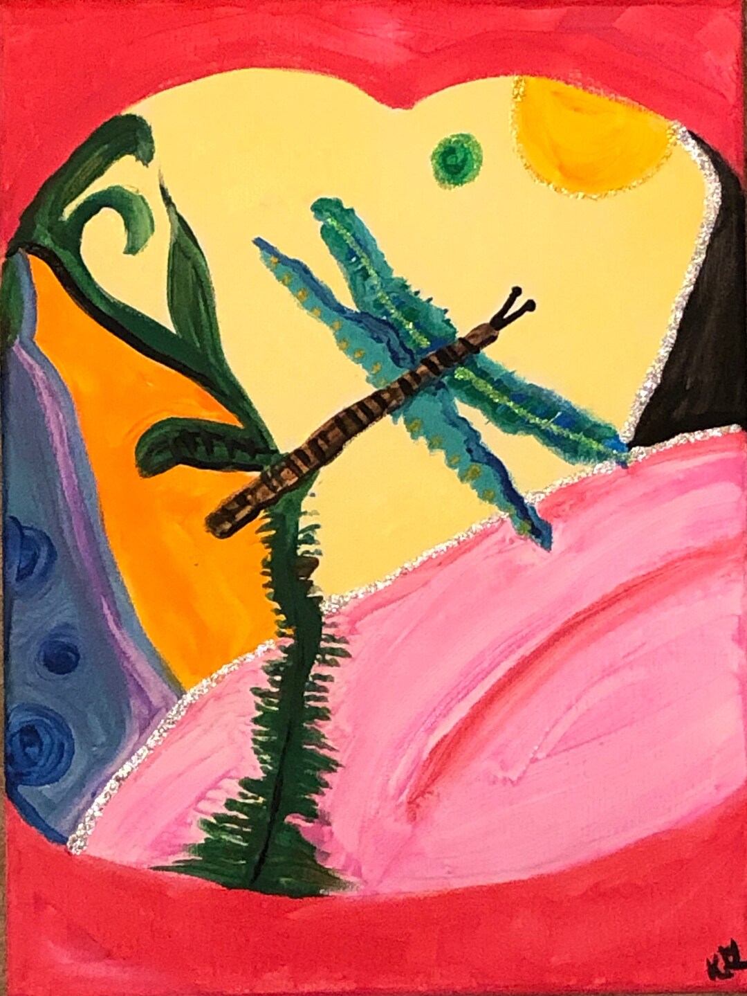 Alpha Scream: Original Acrylic on Gallery Wrapped Canvas Abstract ...