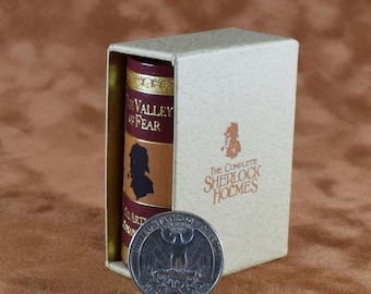 Sherlock Holmes The Valley of Fear by Sir Arthur Conan Doyle Miniature Book