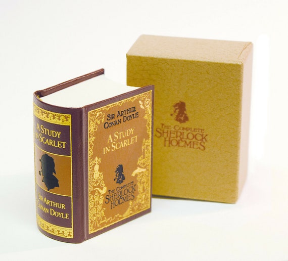 Sherlock Holmes A Study In Scarlet By Sir Arthur Conan Doyle Etsy