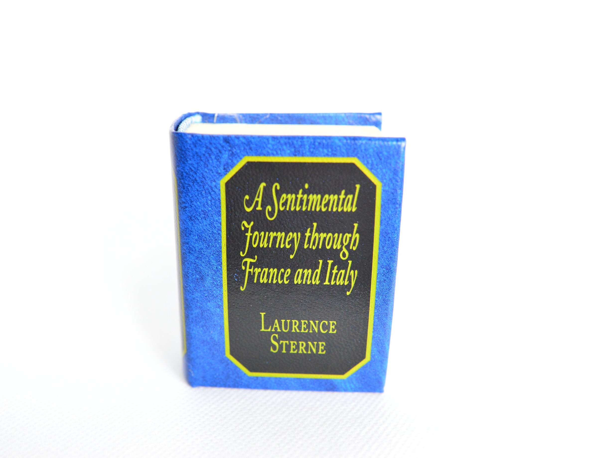 A Sentimental Journey Through France and Italy by Laurence Sterne Miniature Book English text