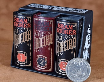 Bram Stoker's Dracula 3-volume Set Miniature Book