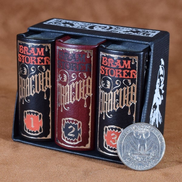 Miniatures Dracula de Bram Stoker's en 3 volumes