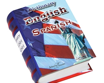 English Spanish  Dictionary Miniature Book