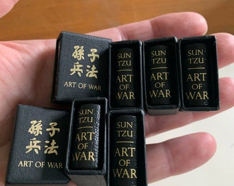 Art of War Sun Tzu-poppenhuismicrominiatuurboek