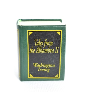 Tales from Alhambra II by Washington Irving Miniature Book English text