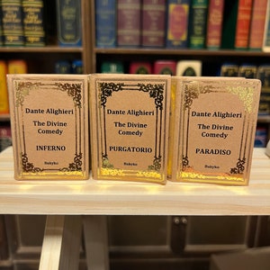 The Divine Comedy by Dante Alighieri 3 Volume Set: Inferno, Purgatorio and Paradiso Miniature Book Series