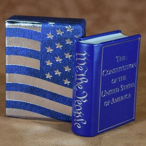 The Constitution of the USA | The Declaration of Independence Miniature Book