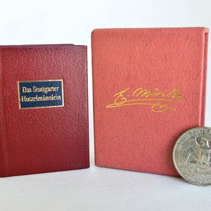 Das Stuttgarter Hutzelmännlein by Eduard Mörike Miniature Book German text