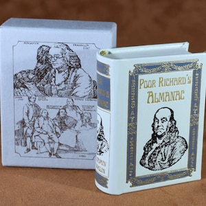 Poor Richard&#39;s Almanac by Benjamin Franklin Miniature Book