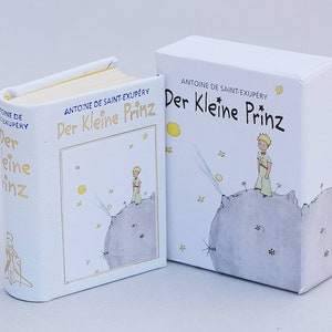 Der Kleine Prinz (El Principito) de Antoine de Saint-Exupéry Libro en miniatura en alemán