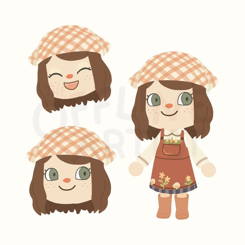 ACNH Villager Portrait Commission Etsy