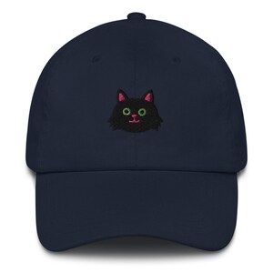 Cat Hat For Humans Black Fluffy Cat Design Perfect Gift for Cat Dads and Cat Moms alike image 6