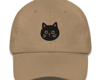 Cat Hat For Humans - Black Cat Design- Perfect Gift for Cat Dads and Cat Moms alike!