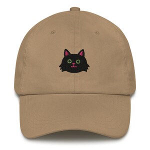 Cat Hat For Humans Black Fluffy Cat Design Perfect Gift for Cat Dads and Cat Moms alike image 1