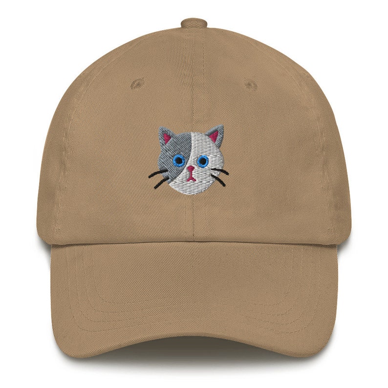 Cat Hat For Humans Gray and White Cat Design Perfect Gift for Cat Dads and Cat Moms alike image 4