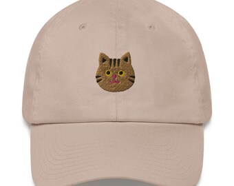 Cat Hat For Humans - Ginger "Tiger Stripe" Cat Design- Perfect Gift for Cat Dads and Cat Moms alike!