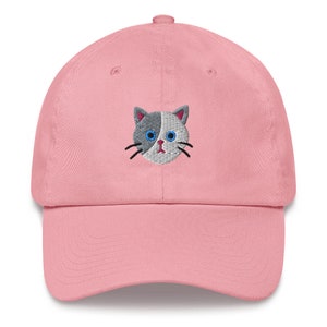 Cat Hat For Humans Gray and White Cat Design Perfect Gift for Cat Dads and Cat Moms alike image 5
