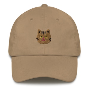 Cat Hat For Humans Ginger Tiger Stripe Cat Design Perfect Gift for Cat Dads and Cat Moms alike image 1