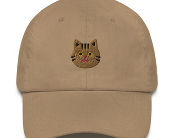 Cat Hat For Humans - Ginger "Tiger Stripe" Cat Design- Perfect Gift for Cat Dads and Cat Moms alike!