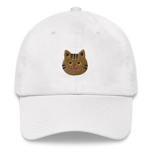 Cat Hat For Humans Ginger Tiger Stripe Cat Design Perfect Gift for Cat Dads and Cat Moms alike image 3