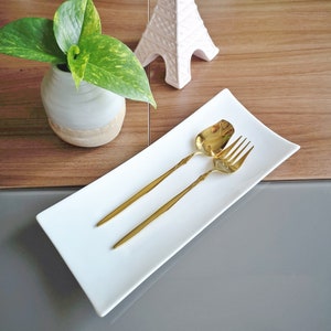 Rose Spoon and Fork with heart design 2 piece Tableware Set- Gold/Rainbow/Silver-Dessert set/Party favors for Wedding/Birthday/Bridal shower