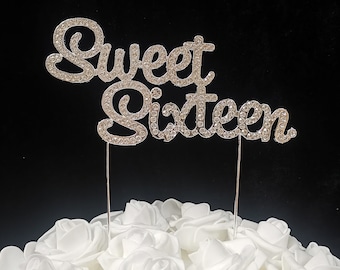 16 Sweet Sixteen Cake Topper