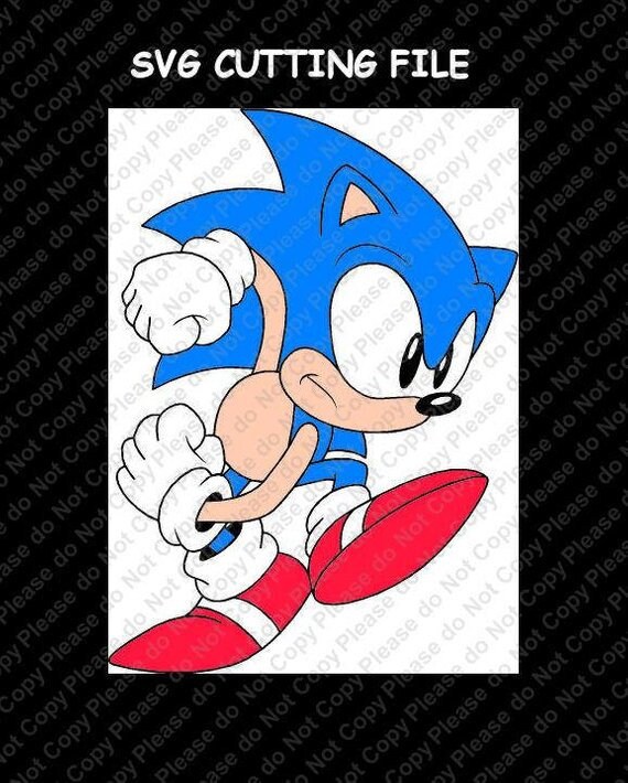 Download Sonic Hog SVG Cut File Instant Download Cricut Silhouette ...