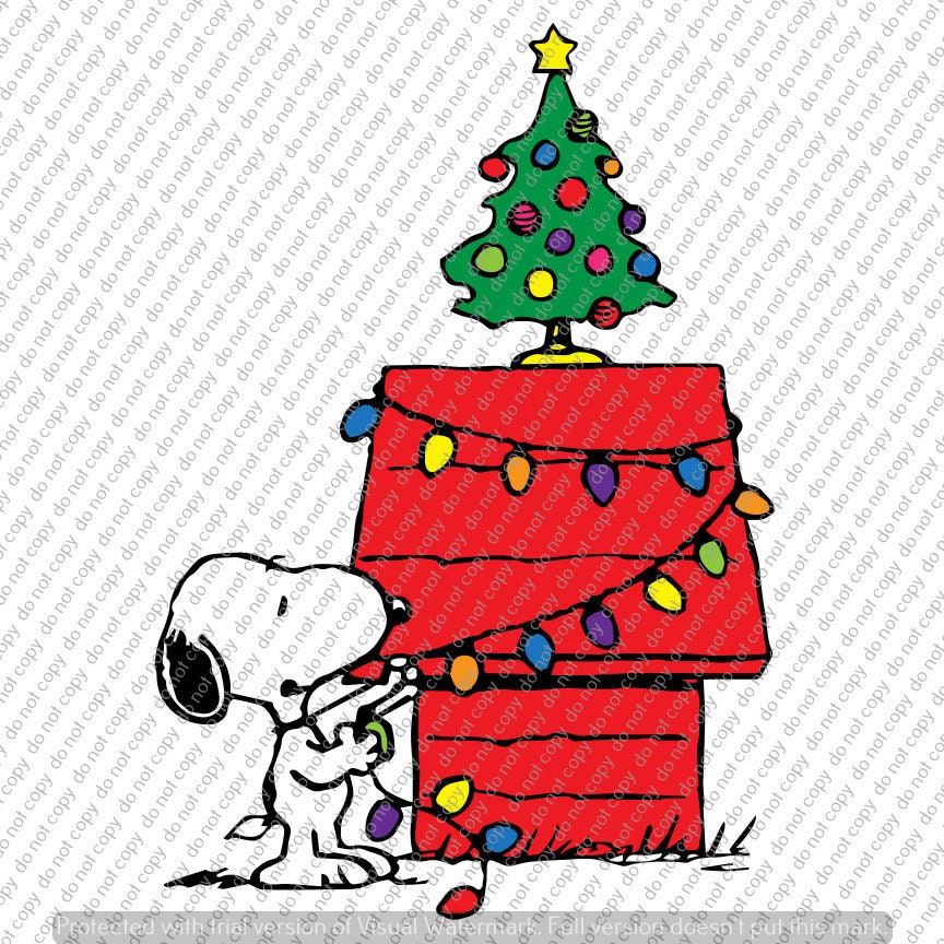 Download Christmas Snoopy SVG Cut File Instant Download Cricut | Etsy