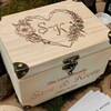 This Personalized Memory Wooden Keepsake Box is Ideal for Storing ...