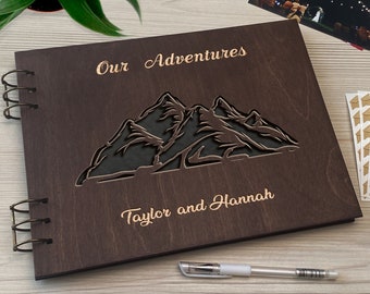 Our Adventure Book, Travel Photo Album, Photo Album Adventure Book, Adventure Scrapbook, Wedding Album, Wedding Photo Album, Travel Wedding