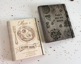 Personalized Recipe Book | Blank Custom Cookbook Binder | Mother's Day Gift | DIY Recipe Journal