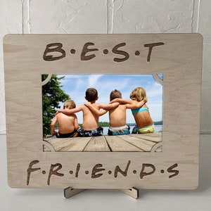 Personalized wood picture Photo Frame Gift For Friends Custom wooden Picture Frame Housewarming Gift Idea home decor engraved photo frame
