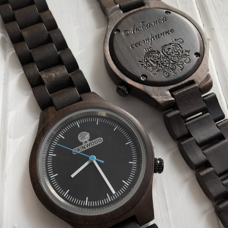 Wooden watch women engraved wooden wrist watches women wooden Etsy