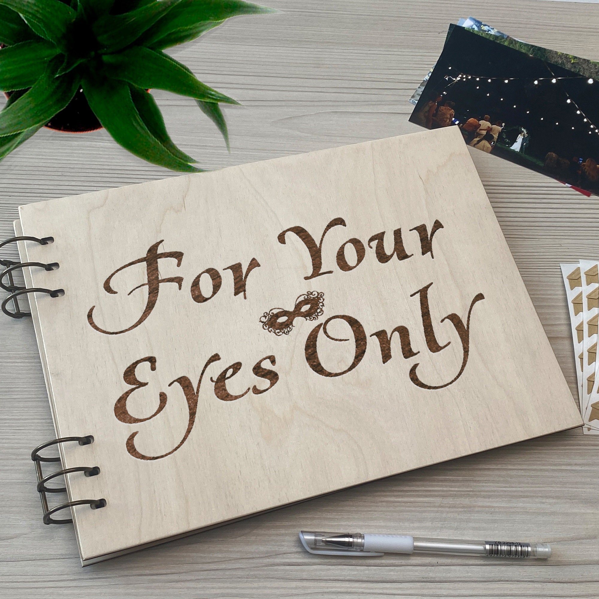 Personalized for Your Eyes Only Boudoir Photo Album - Unique