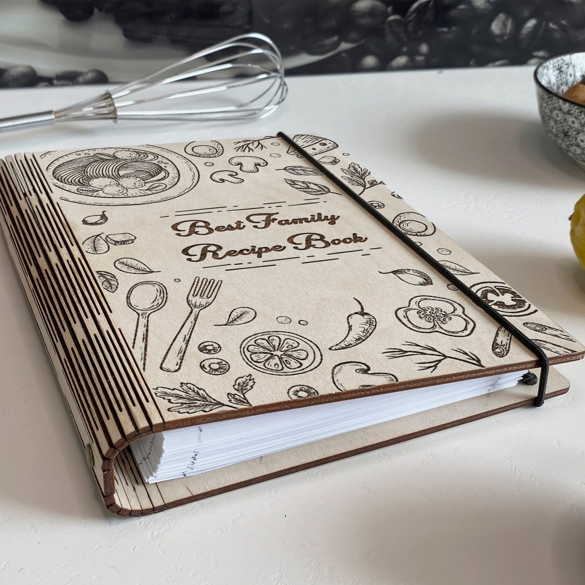 Personalized Recipe Book Housewarming Gift For Her Etsy