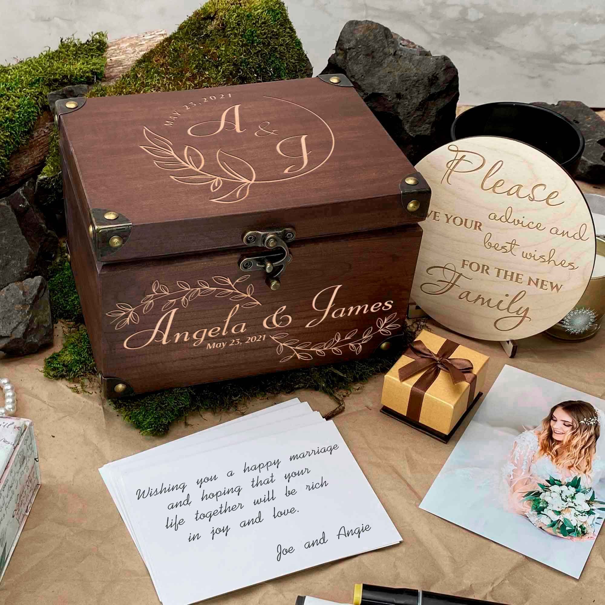 35 Rustic Wedding Card Boxes And Their Alternatives - Weddingomania