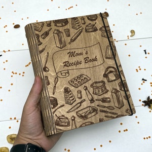 Anniversary Gift For Wife Housewarming Gift for Mom Mothers Day Birthday Gift Recipe Journal Blank Recipe Binder Cookbook